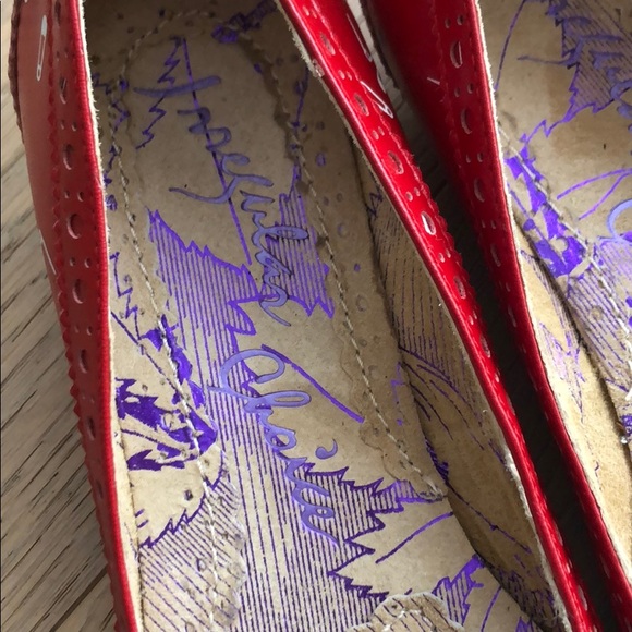 Irregular Choice Flat red whimsical shoes - Picture 6 of 9